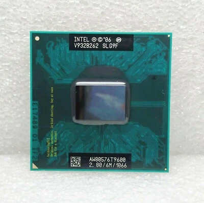 Intel Core 2 Duo T9600 2.8GHz Dual-Core (AW80576GH0726M) Prozessor Laptop CPU - Image 1 of 4