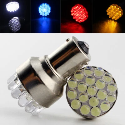 10Pcs P21W 1156 BA15S / 1157 BAY15D 19SMD 19-LED Turn Signal Reverse Lights 12V - Image 1 of 4