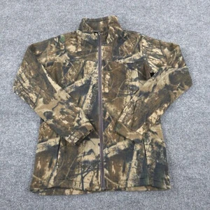 Columbia Jacket Boys Extra Large Brown Camo Fleece Zing Hike Camp Hunt Outdoors - Picture 1 of 14