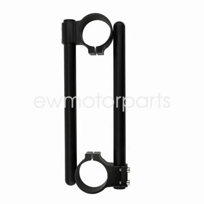 Black 43MM Clip-On Handlebars For Honda CBR600 F4 1999-2000 F4I 2001-2007 2002 - Image 1 of 4