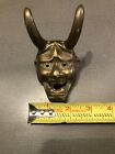 Vintage 70’s ARTHUR COURT Brass Devil Mask Wall Hook / Clip