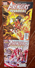 Avengers/Invaders #1 & #2, (2008, Marvel/Dynamite): Free Shipping!