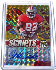 JOHN TAYLOR 2021 MOSAICO SCRIPT AUTOGRAFO AUTO #19/25 -49'ERS!! - Foto 1 di 2