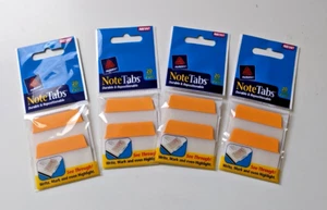 4 Packs Avery 2 x 1-1/2 Note Tabs Index Ultra Notetabs Neon Orange 20/Pk - Picture 1 of 1