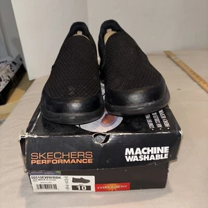 Skechers Men's Go Walk Joy Sensational Day Blk Slip On Shoes Size:10 EUR: 43.5 - Picture 1 of 13