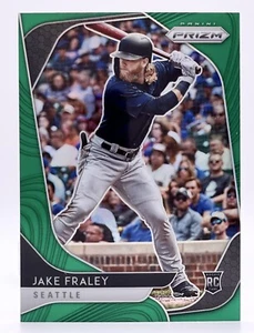 2020 Panini Prizm Green #19 Jake Fraley RC Seattle Mariners - Picture 1 of 2