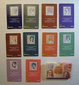 2002 Italy 2002 issue philatelic cards The woman in art complete - Picture 1 of 3