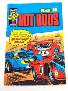Hot Rods #4 Planet Comics 1976 80 Pages Australian - Picture 1 of 3