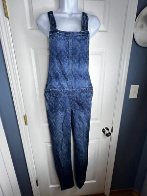 Mono vaquero boyfriend Hollister pequeño azul oscuro lavado ácido para mujer S Foto 1 de 4