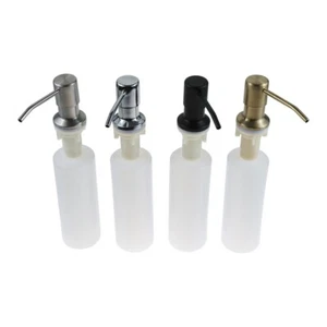 300ML Sink Soap Dispenser Kitchen Soap Hand Lotion Liquid Pump Bottle 4 Colour - Picture 1 of 39