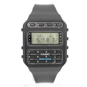 CASIO CD-40 DATA BANK CALCULATOR VINTAGE DIGITAL WATCH JAPAN 1983 - Picture 1 of 12