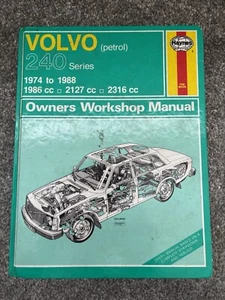 Volvo 240 (Petrol) 1974-1988 Haynes Workshop Manual - Picture 1 of 2