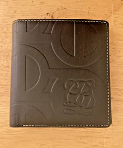 Louis Quatorze Mens Black Wallet Bifold Carry Up to 10 Credit Cards High End New - Picture 1 of 11
