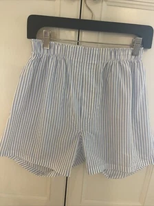 Brooks Brothers Men's Light Blue/White Cotton Boxers, Sz Small new - Picture 1 of 3
