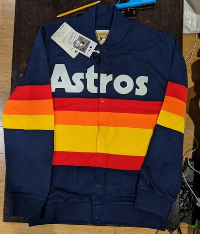 Houston Astros 1986 Sweater Large 44  Mitchell & Ness Authentic World Champions Cover