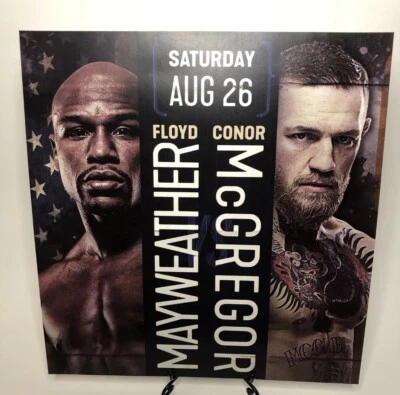 Floyd Mayweather Versus Conor McGregor Fight Poster August 26, 2017 Boxing Match - Image 1 of 3