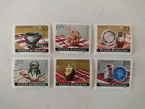 Romania 1973 Ancient Artifacts Stamps MNH , Set of 6 - Picture 1 of 1