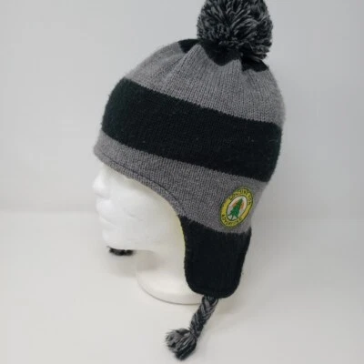 Gorro de invierno Old Navy Looking For Adventure talla M borla a rayas pompón Foto 1 de 4