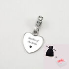 Personalised Mother of the Bride Charm, Engraved Wedding Gift, European Charm