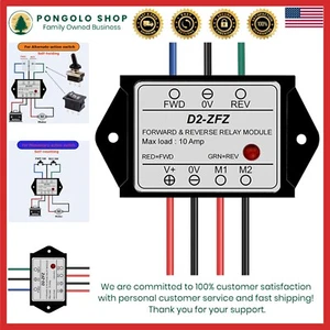 Relé Motor 12V Adelante Reverso 10A Control para Cabrestante Usos Fácil Instalación - Imagen 1 de 9