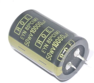 10000uF 50V 85' VISHAY ROE EYN MALIEYN07CA510H02K Capacitor 30x46mm  [QTY=1pcs] - Imagen 1 de 1