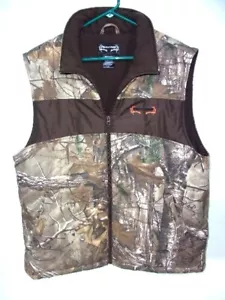 REALTREE Men's Insulated Hunting Vest Size L/XL Exc. Cond Camo Camouflaged   - Picture 1 of 7