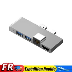 Pour Station d'accueil Surface Pro 4/5/6 Hub avec compatible HDMI (argent) - Photo 1/7