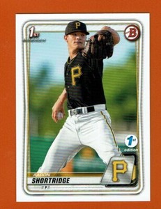 2020 Bowman 1st Edition Aaron Shortridge  BFE-9 Pittsburgh Pirates