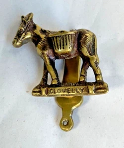 vintage clovelly, brass burro, donkey door knocker - damaged - Picture 1 of 4