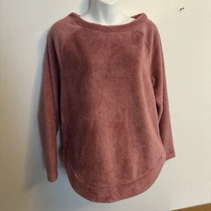 LOFT Outlet Damen Flauschiger Pullover Gr. Small Rosa Langarm U-Boot Ausschnitt - Bild 1 von 7