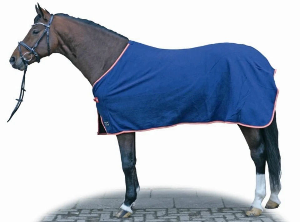 Abschwitzdecke Alaska Fleece Seiten extra Lang Dunkelblau  Viele Größen Neu - Bild 1 von 1