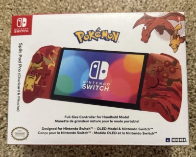 HORI Split Pad Pro Controller Pokemon Charizard/Pikachu for Nintendo Switch - Image 1 of 4