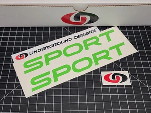 Sport Decals (2pk) Side Fender Panel Stickers Fits 2003-2006 Jeep Wrangler TJ - Picture 1 of 20
