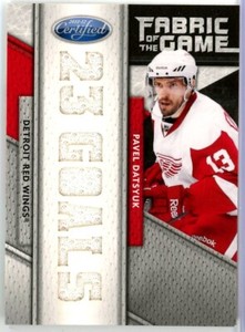 2011-12 Certified Fabric of the Game Prime #51 Pavel Datsyuk JERSEY - RED WINGS