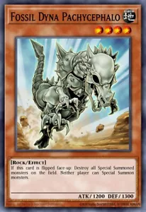 Fossil Dyna Pachycephalo - RA03 - Platinum Secret Rare - Yugioh - Euro - Picture 1 of 1