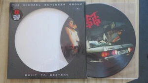 MICHAEL SCHENKER GROUP- BUILT TO DESTROY U.S. REMIX , PIC DISC DIE CUT SLEEVE, - Picture 1 of 1