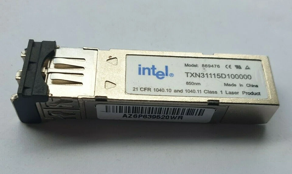 INTEL TXN31115D100000 869476 850NM TRANSCEIVER (in25s3B2) - Image 1 of 1