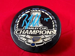 Robby Fabbri Signed 2019 Stanley Cup Champions Puck Fanatics COA St Louis Blues - Picture 1 of 2