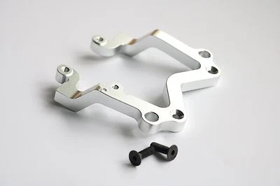 Soporte de mampara superior trasero de aleación para motor HPI Baja 5B 5T 5SC Rovan King plateado Foto 1 de 4