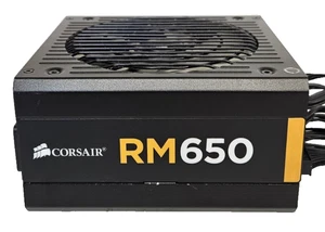 Corsair RM650 650 Watt power supply 80+ Gold Fully Modular PSU - Picture 1 of 5