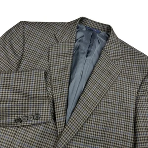 Brooks Brothers 1818 Madison Saxxon bold check 100% wool sport coat 38S 38 S - Picture 1 of 24