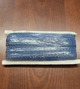 Conso 1/2" Scroll Style Braid Gimp Trim. Color "French Blue".  9940 M45 36yds - Picture 1 of 1