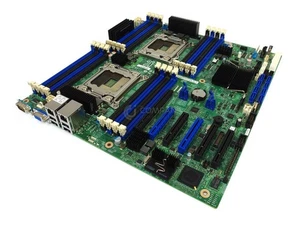 G50768-512 INTEL S2600CP SERVER BOARD DUAL LGA 2011 DDR3 ECC UDIMM CHIPSET C602 - Picture 1 of 7