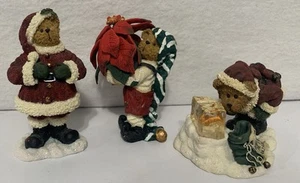 Lot of 3 Boyd's Bears Christmas Kringle, Elmer Elfbeary, Mr. Kringlefrost SH - Picture 1 of 2