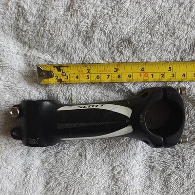 Used Scott 7° 110mm MTB/Road Bike Stem Black 31.8mm 1-1/8” - Image 1 of 4