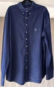 Gant HUGE 3XL (4XL?) "The Indigo" denim blue coloured shirt - Imagen 1 de 11