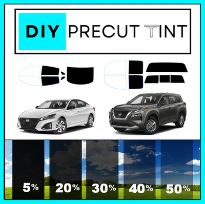 DIY Precut Window Tint Kit Fits 2004-2026 Nissan Armada REAR Windows - Image 1 of 4