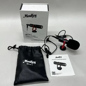 Moukey MCM-1 Microphone Video Top Mic for DSLR Cam, Nikon/ Canon EOS - Picture 1 of 5