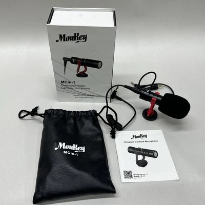 Micrófono superior de video Moukey MCM-1 para cámara DSLR, Nikon/Canon EOS Foto 1 de 4