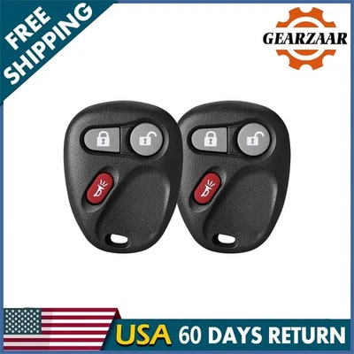 2x Reemplazo para Chevrolet Silverado 2003 2004 2005 2006 Mando a distancia Coche Llavero  Foto 1 de 4